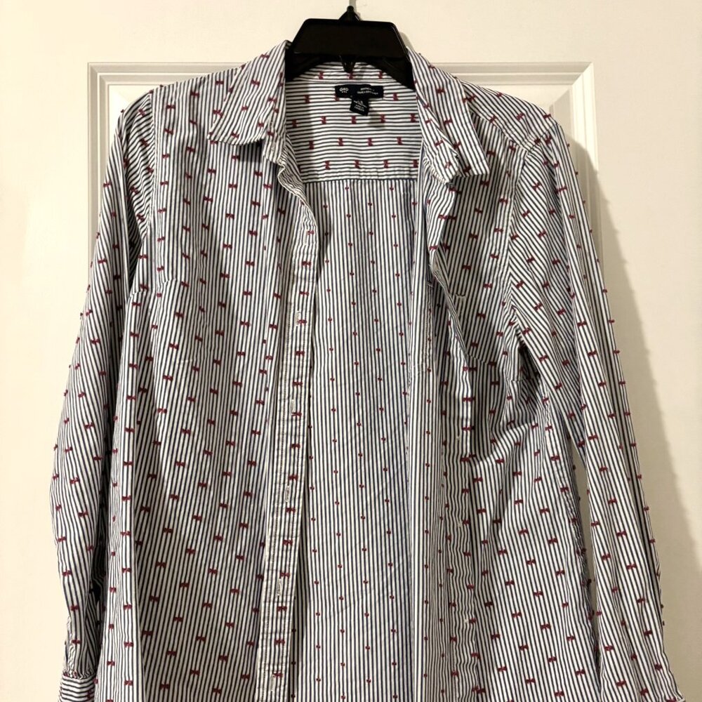 Striped Gap button-down top